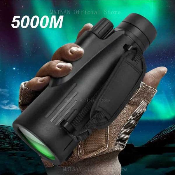 12X50 Powerful Binoculars Long Range Prismatic Zoom HD BAK4 Portable Professional Telescope Monocular for HuntingXJ241028