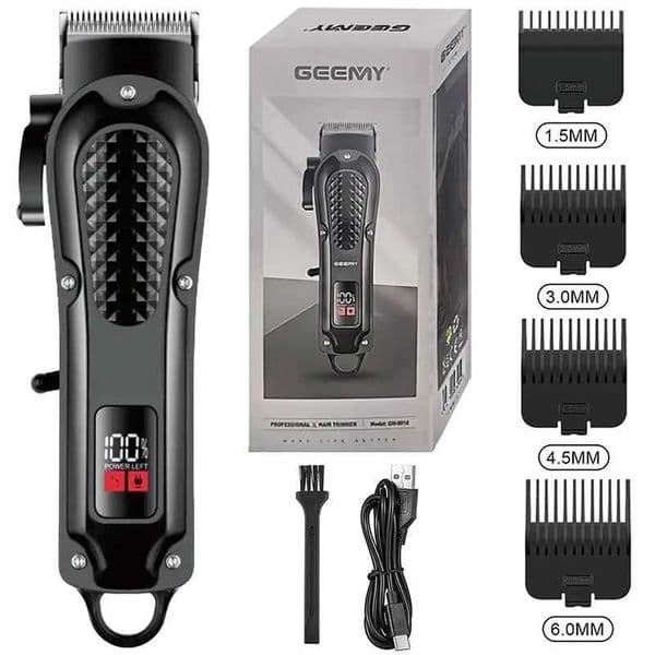 Adjustable Professional Hair Clipper Barber Hair Trimmer For Men Electric Powerful Hair Cutting Machine Rechargeable Haircut Kit W241212