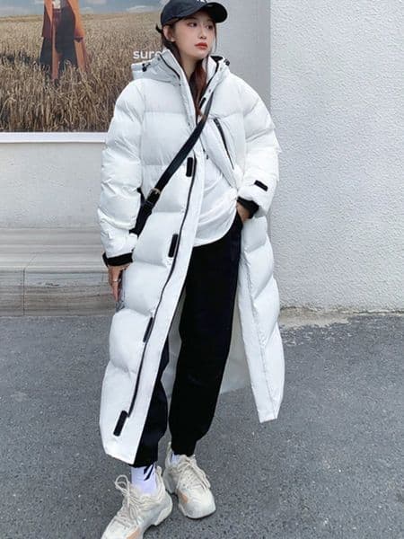 Winter Warm Parka Long Womens Down Jacket Snow Coat Women Hooded Jacket Thicken Warm Elegnat Female Windproof Outwear 241028