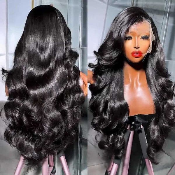 New Arrival Beautiful Diary 40 inch body wave wig HD 13x6 lace front wig water wave 5x5 glue free 13x4 transparent Remy hair Z241028