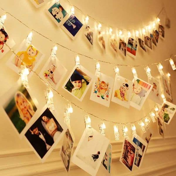 Christmas Photo Clip LED Light Banner Xmas Tree Decor LED Light String Christmas Decoration 2024 Navidad Natal New Year 2025XJ241029