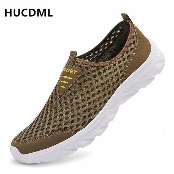 Sneakers Men Breathable Mesh Lightweight Casual Walking Man Shoes Slip-On Driving Men Loafers Zapatos Casuales 241028