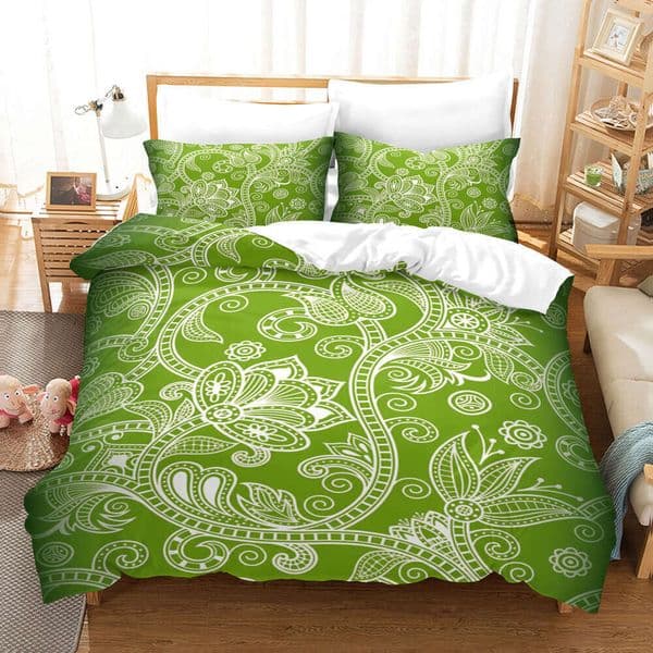 Flower 3D Digital Printing Three Piece Bedding Set, Home Textile Cartoon Anime Game