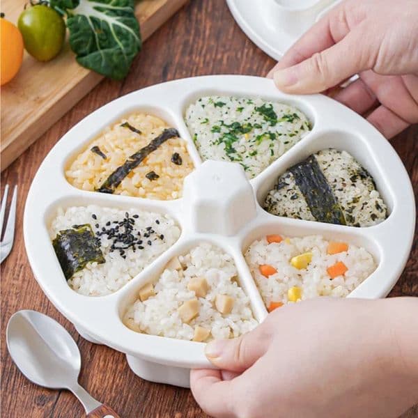 Onigiri Mould Triangle Bento Box Japanese Sushi Making Kit mold Press Maker Rice Ball Homemade 241024