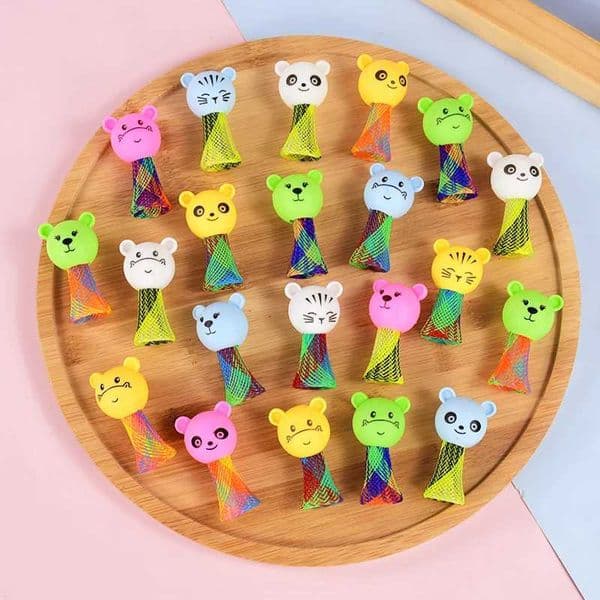 10/20pcs Cartoon Animal Jumping Doll Childrens Birthday Party Discount Goodie Bag Piniata Fill Christmas Gift School Award Game W241029