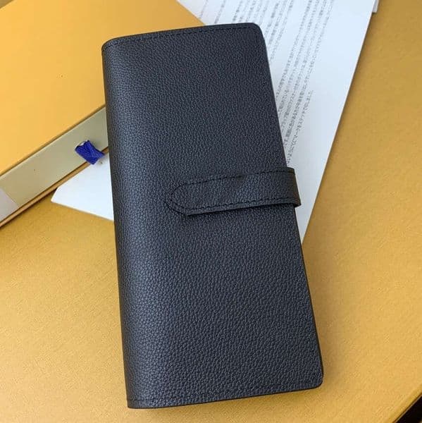 Designer wallets for men women fashion classic long Buckle buckle wallet leather Can store credit cards, business cards, paper money, and receipts with box