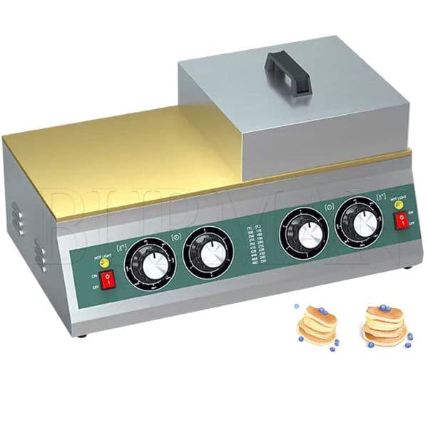 Double Headed Electric Souffle Machine Commercial Souffle Pancake Maker 2600W 220V