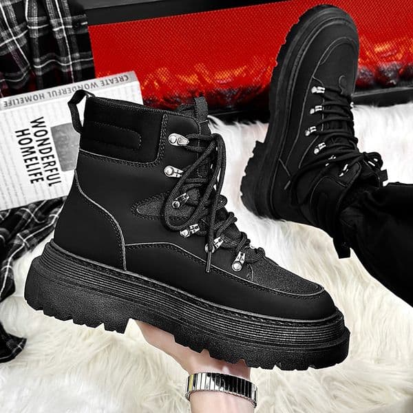 Designer Shoes Autumn And Winter Martin Boots Leather Boots Thick Soled Snow Boots For Men