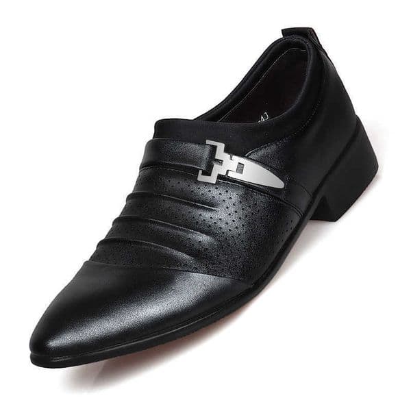 Men Dress Shoes New Mens Hollowed Out Leather Shoes Business Formal Mens Shoes Breathable Casual Shoes 241009