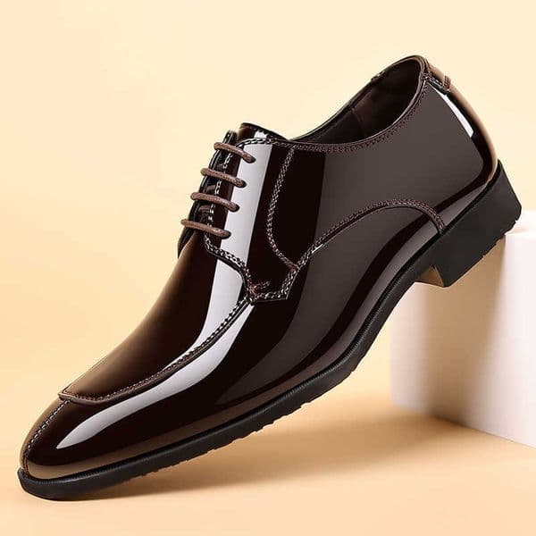 Men Dress Shoes New Leather Shoes For Men Summer Breathable Business Casual Shoes Formal British Style Casual Soft Soled Black Shoes For Men 241009