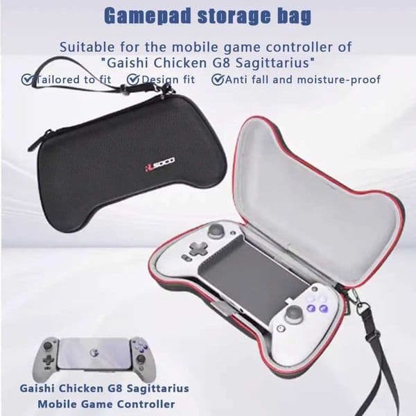Game Controller Storage Bag For Gamesir G8+ Galileo Mobile Phone Gaming Controller EVA Hard Protective Carrying Storage CaseXJ241030