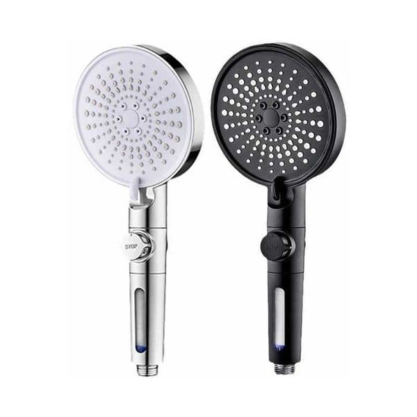 1pcs Handheld Shower for Bathro Adjustable Pressure Enlarged Handheld Panel For Bathro He Shower 6-Speed M241030