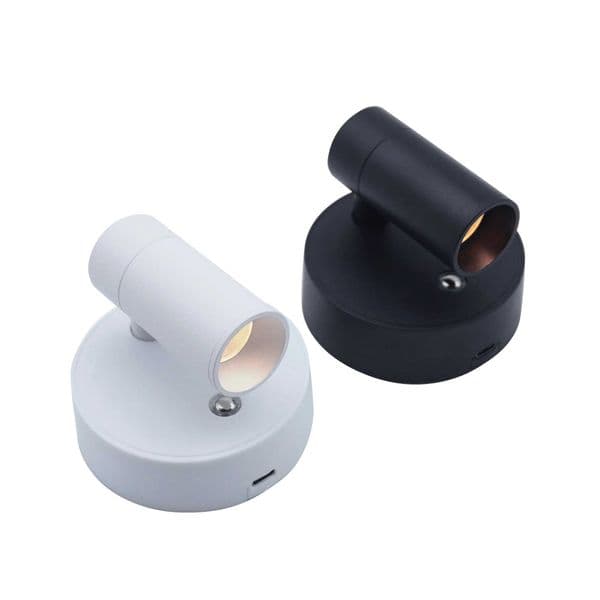 KICAAO Bedside Led Wall Lamp Touch Indoor Wireless Spotlights USB Charging Wall Sconces Light Magnetic LED Cordless Wall LightLX241030