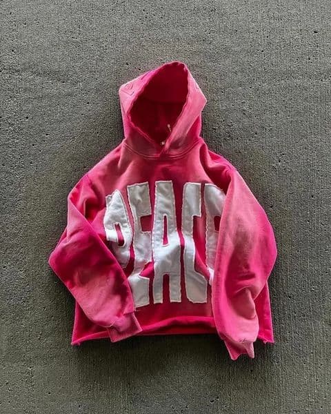 2024 High Street Trend Vintage Alphabet Embroidery Hoodie for Men Y2k Goth Harajuku Fashion Coat Couple Casual Loose Sweatshirt 241024