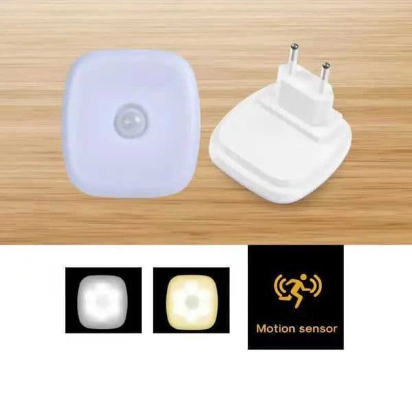 Night Light With EU Plug Smart Motion Sensor LED Night Lamp wall lights for home Childrens WC Bedside Lamp For Hallway PathwayLX241030