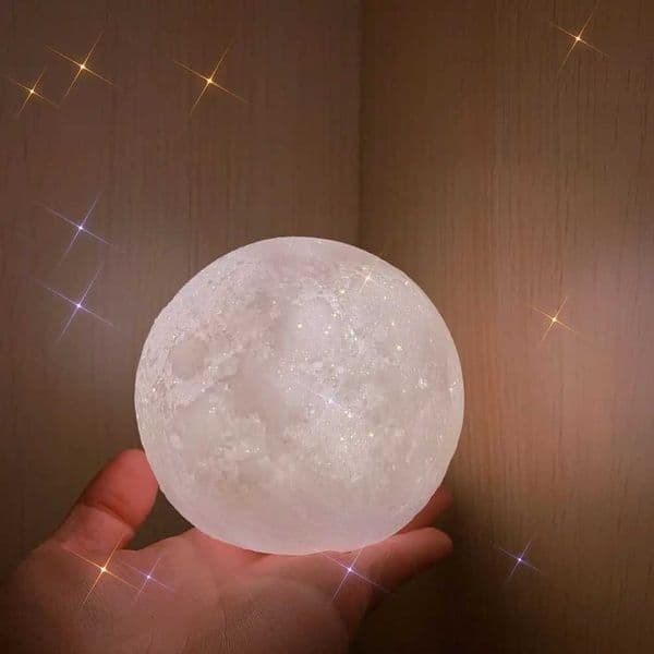 3D Print Moon Light Lamp Bedroom Decor Night Lights Hallway Bedside Room Table Lamps Eye Protection Baby Room Sleeping LightLX241030