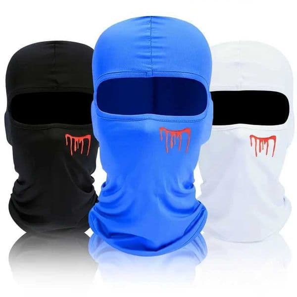 Mens windproof and breathable Balaclava hat used for outdoor bicycle running sports style stretchable fabric Balaclava facial mask W241029