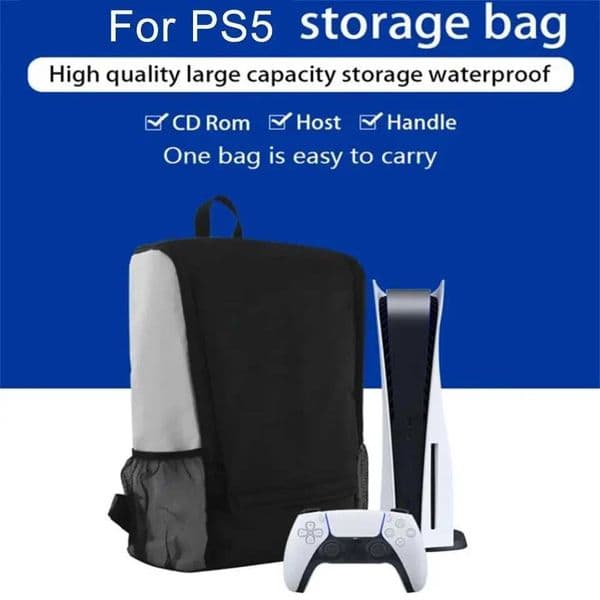 Game Console Backpack Compatible For Ps5 Outdoor Portable Handbag Gaming Controller Accessories Storage BagXJ241030