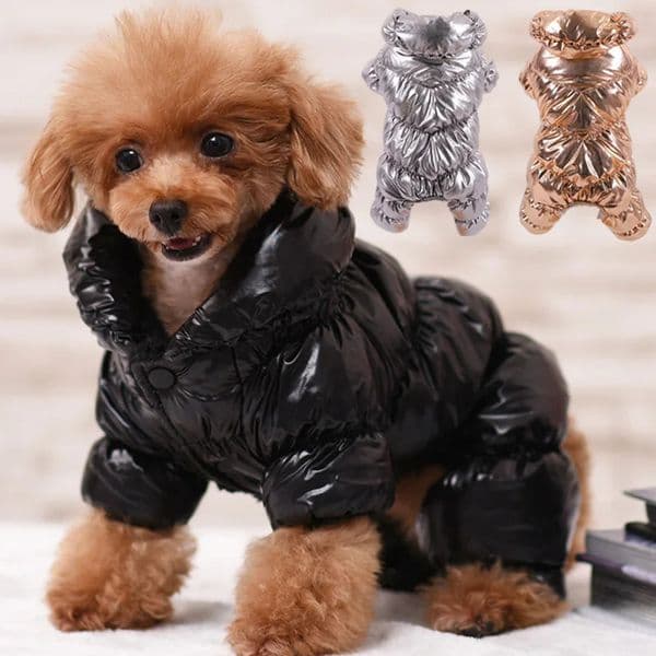5 Colors Cat Dog Down Jacket Winter Small Medium Clothes for Dogs Shih Tzu Bulldog Jumpsuit Puppy Coat Pet Clothing Overalls 241028