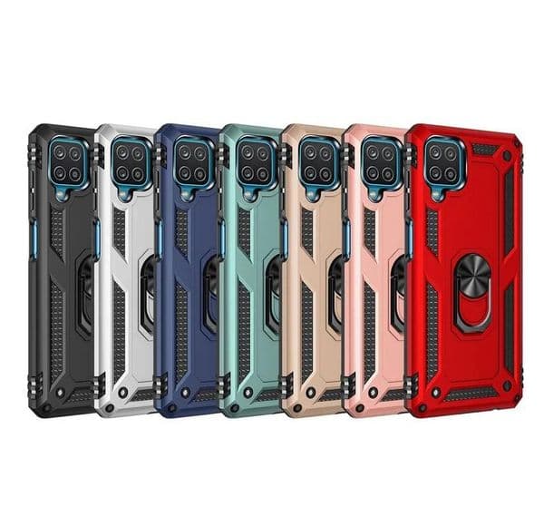 Car Holder Metal Finger Ring Bracket Cases For Samsung S23 Ultra Plus A14 A54 A34 A24 M33 M53 Moto Stylus 5G 2023 Power Edge+ G Play Hybrid Shockproof Impact