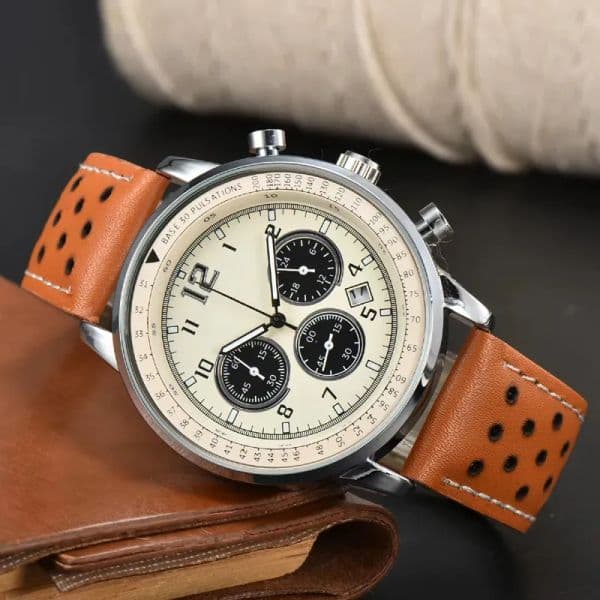 Sale free shipping 2023 New UNION Watch Men's Leisure Diamond Watches Gold Steel Case Leather Quartz Wristwatch Strap Male Relogio Masculino CITI1