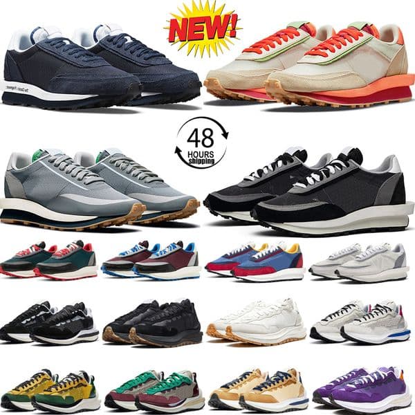 Vaporwaffle Waffle Shoes Fragment Undercover Black White Royal Fuchsia Villain Red Tour Yellow Pale Ivory LDWaffle 20 Women Trainers Sports Sneakers