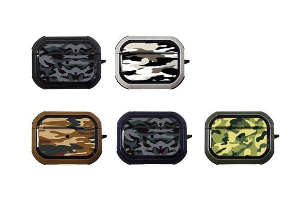 Camouflage Shockproof Earphone Cases For Airpods Pro2 3gen 3 Airpod Pro 2 Ear Hard Plastic PC Soft TPU Case Air Pods 1 2gen Army Military Camo Shell Protector