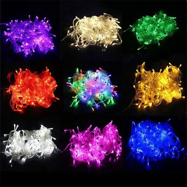 Garden Decorations Christmas Lights 10M 20M 30M 50M 100M Led String Fairy Light Garland 8 Modes for Wedding Party Holiday 220V 110V 230907