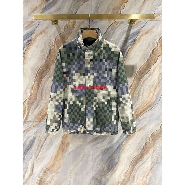 Luxury brand zippered men's jacket with high-quality and exquisite printing single breasted design for autumn and winter new top design denim jacket jacket S-3XL