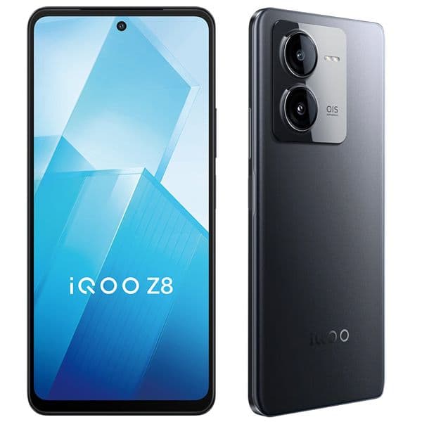 Original Vivo IQOO Z8 5G Mobile Phone Smart 12GB RAM 256GB 512GB ROM MTK Dimensity 8200 Android 6.64" LCD Full Screen 64MP NFC 5000mAh Fingerprint ID Face Wake Cellphone