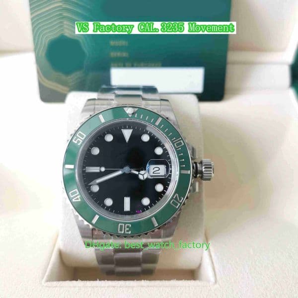VS Factory Mens Watch Better VSF 41mm 126610 126610LV 904L Steel Ceramic Waterproof LumiNova Watches CAL.3235 Movement Mechanical Automatic Men's Wristwatches