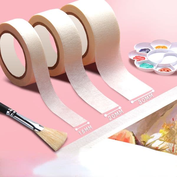 Fine Paper Tape Art Students Water Tape Hand Ledger Self-adhesive Color Separation Paper