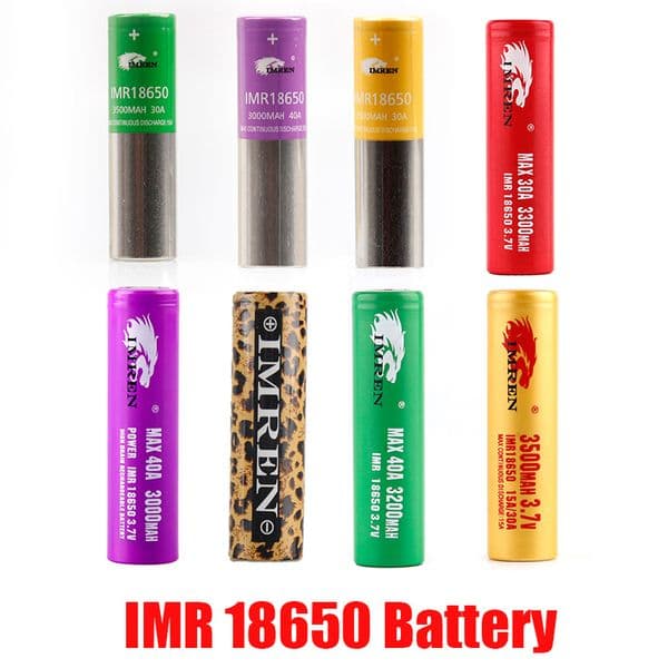 Hight Quality IMR IMR18650 Battery 3200mAh IMR 18650 Lithium 3000mAh 3.7V Rechargeable Batteries In Stock