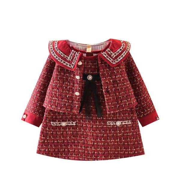 2026 New Clothing perfume Sets Menoea Autumn Winter Infant Suit Clothes Thickened Children Baby Jacket Coat cologne Vest Dress Little Girls Dresses 230918 Desig