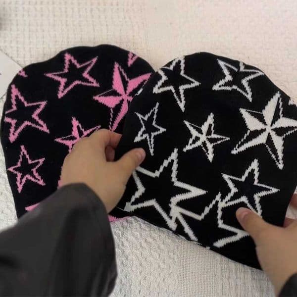 Fashion Knitting Star Cap Men hats for Women Pullover Paragraph Quality Beanie Warm Ins Cold 230920