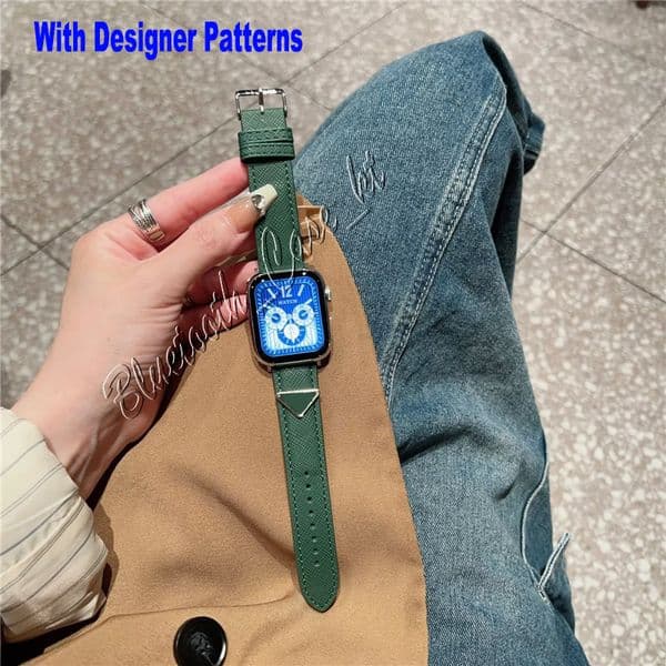 Top P Designer Leather Straps Gift Watchbands iwatch 11 10 9 8 7 6 5 for Apple Watch Band 49mm 45mm 42mm 38mm 40mm 44mm 49mm bands designs Strap Bracelet Fashion Wristband