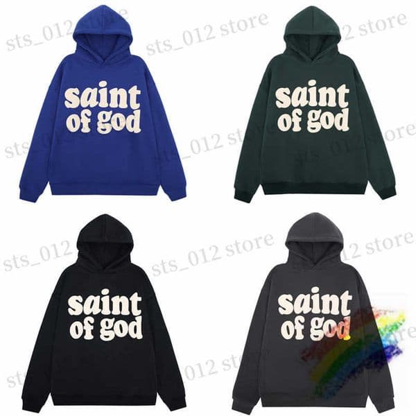 Men's Hoodies Sweatshirts CPFM Puff Print Saint Of God Hoodie Men Women Top Version Saint Michael Sweatshirts Pullovers Hooded T230921