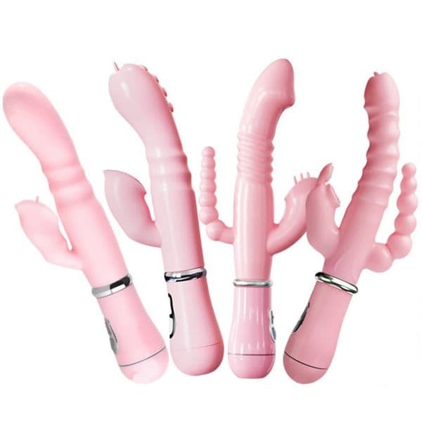 Adult Toys Rabbit G Spot Dildo Vibrator Clitoris Stimulator Penis Anal Double Penetration Tongue Licking Double Rod Sex Toy For Women Adult 230920