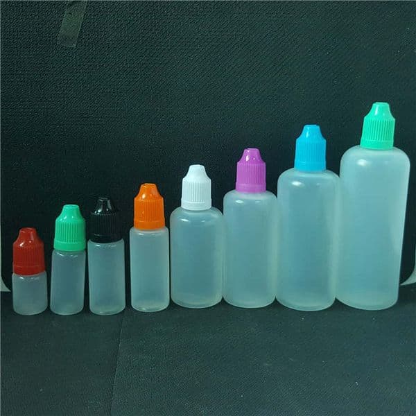 wholesale Plastic Packaging Bottle 5ml 10ml 15ml 20ml 30ml 50ml 60ml 100ml 120ml Soft Translucent Needle Dropper For Essential Oils Liquid Juices Cosmetic