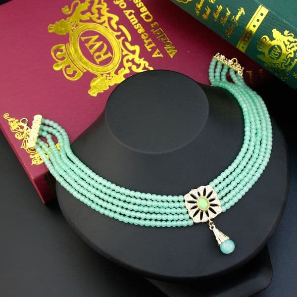 Chokers Sunspicems Gold Color Morocco Bead Choker Crystal Women Choker Necklace Square Metal Pendant Pearl Chain Arabic Bride Jewelry 230921