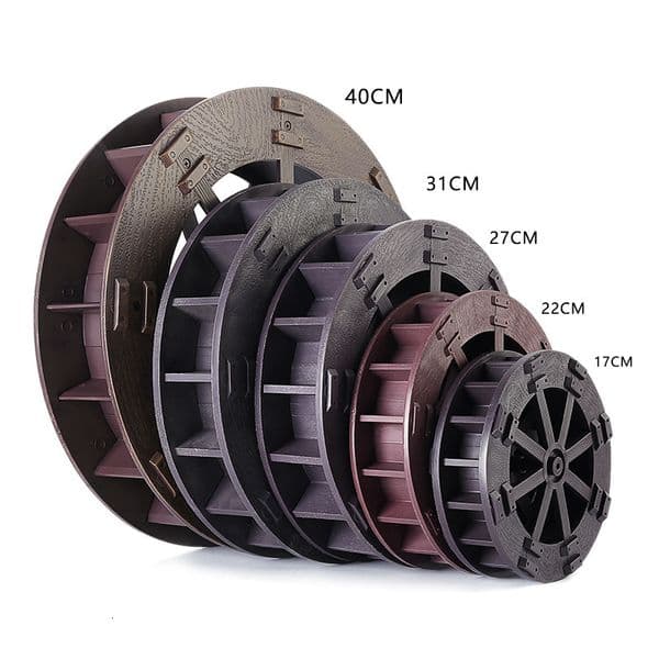 Aquariums DIY Garden Plastic Water Wheel 17CM 22CM 27CM 31CM 40CM China Fengshui With Shaft Rockery Running Drive Landscape 230923