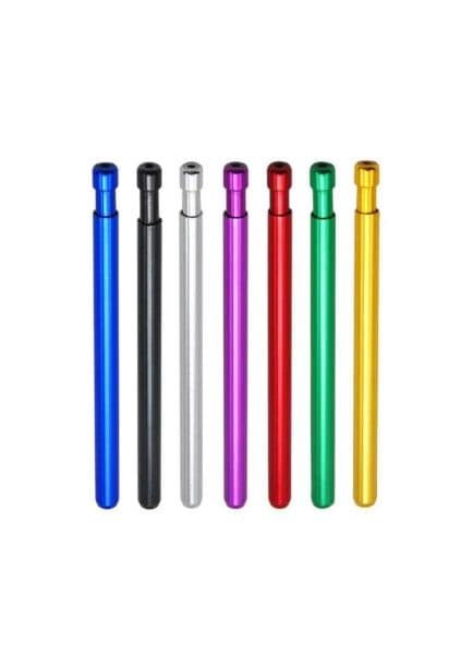 New Self Cleaning One Hitter 82MM Metal Bat Snuff Tobacco Smoking Cigarette Dugout Pipe 180pcs1643651 LL