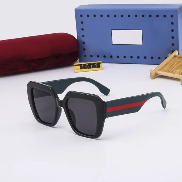 Sunglasses Retro Rectangle Women Designer Vintage sunglass Small Frame Sun Glasses Ladies Classic Black Square Oculos De Sol Sunglasses 1670