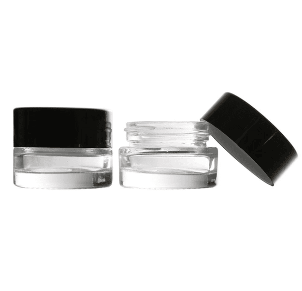 2026 New Wholesale Clear Glass Pot Jar For Cream Wax Essential Oil Cosmetic Sample Empty Container Travel Refillable Packaging Bottle 5G 5Ml