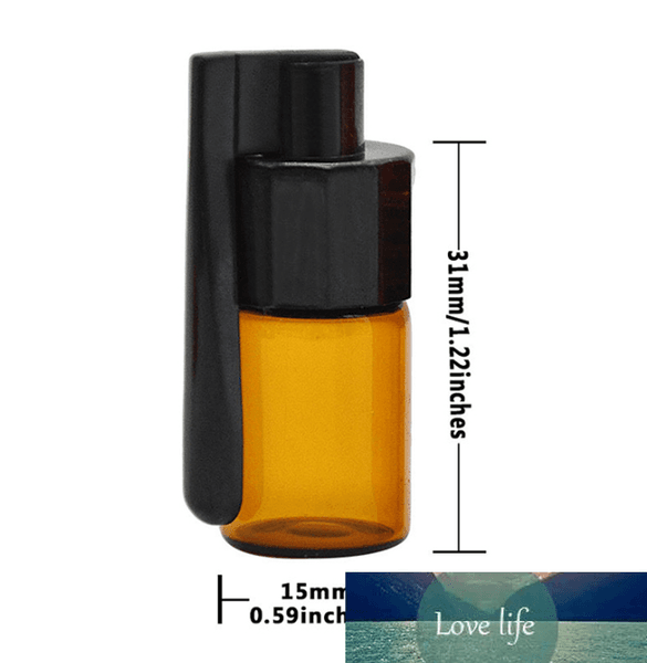 2026 Wholesale American Portable Glass Bottle Snuff Snorter Acrylic Pill Case Random Color 1Pcs 36Mm/51Mm Free Shipping