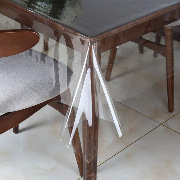 2026 New Table Cloth Transparent PVC Tablecloth Waterproof And Oil Proof Easy To Clean Square Round Home Restaurant 230105 Free Shipping