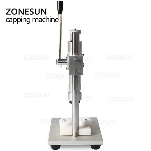 ZONESUN ZS-TYG2 Manual Crimping Machine Perfume Capper Metal Collar Cap Press Spray Crimper Sealing Equipment