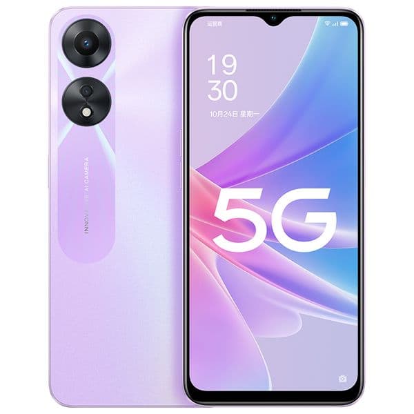 Original Oppo A58 5G Mobile Phone Smart 8GB RAM 128GB 256GB ROM Dimensity 700 50.0MP AI Android 6.56" 90Hz LCD Full Screen NFC 5000mAh Fingerprint ID Waterproof Cell Phone