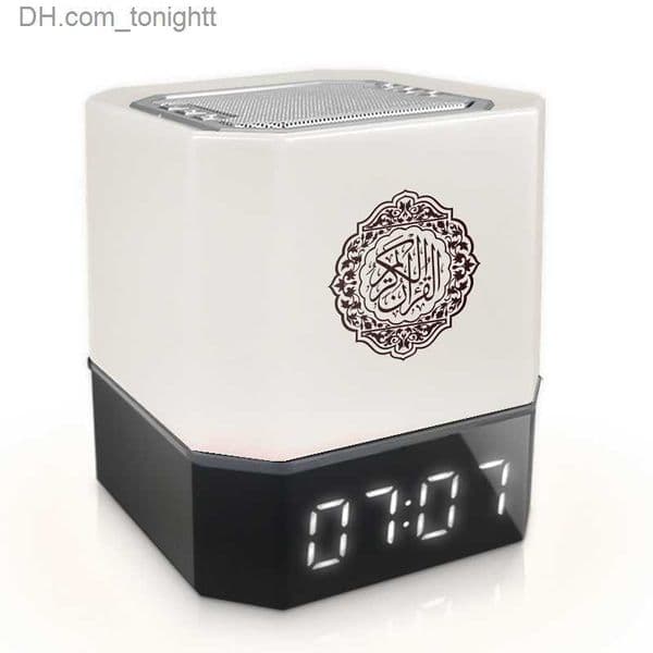 Islam Portable Speakers Speaker Box has Bluetooth Remote Control Muslim Night Light Smart APP Digital AZAN Clock with Quran Recitation Translation Q230904 L260604