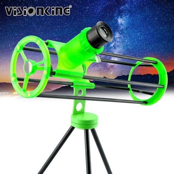 Visionking 76300 Space Telescope Skywatcher Compact Astronomy Telescope Sky Watcher Telescope Gift For Student/Child Astronomical Telescope Bright Green